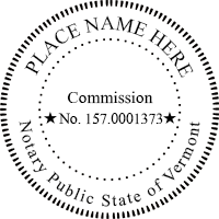 Vermont Notary Seal