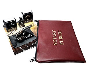 AR-A36 - A36 - Super Deluxe Notary Supplies Set with Rectangular Self-inking Stamp Seal - Arkansas