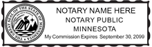Minnesota Notary Stamp